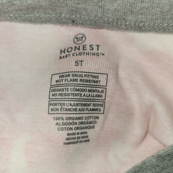 Honest baby clothing 2-piece set organic cotton rose color world - Picture 4 of 4